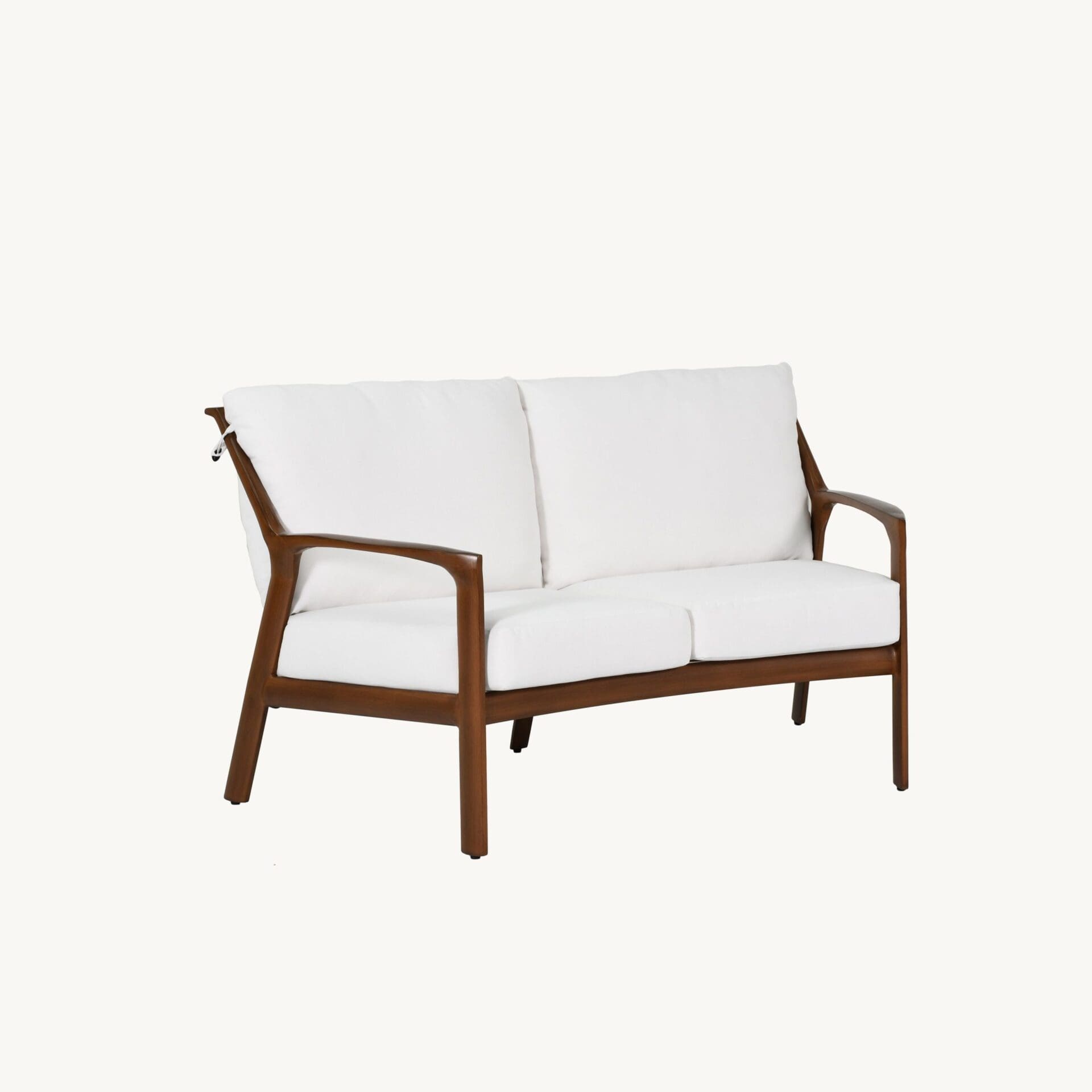 Castelle - Berkeley Cushioned Crescent Loveseat